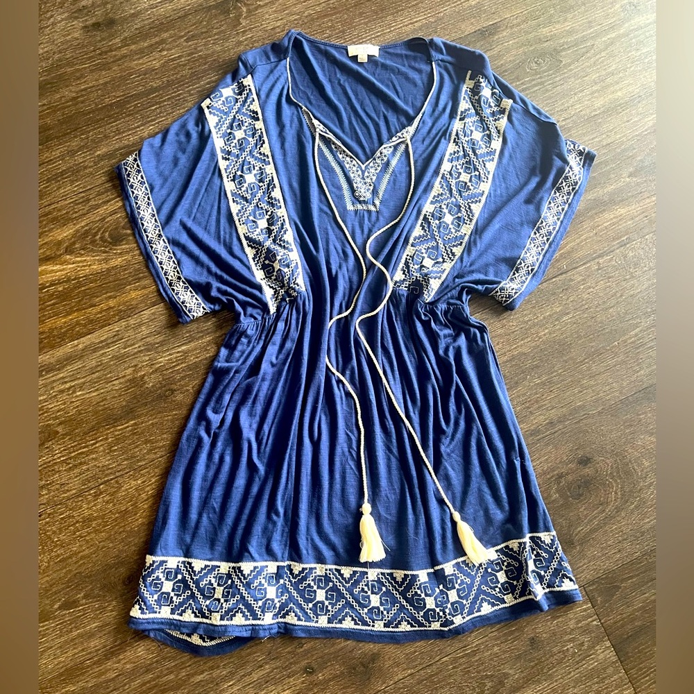 Blue vacay dress.